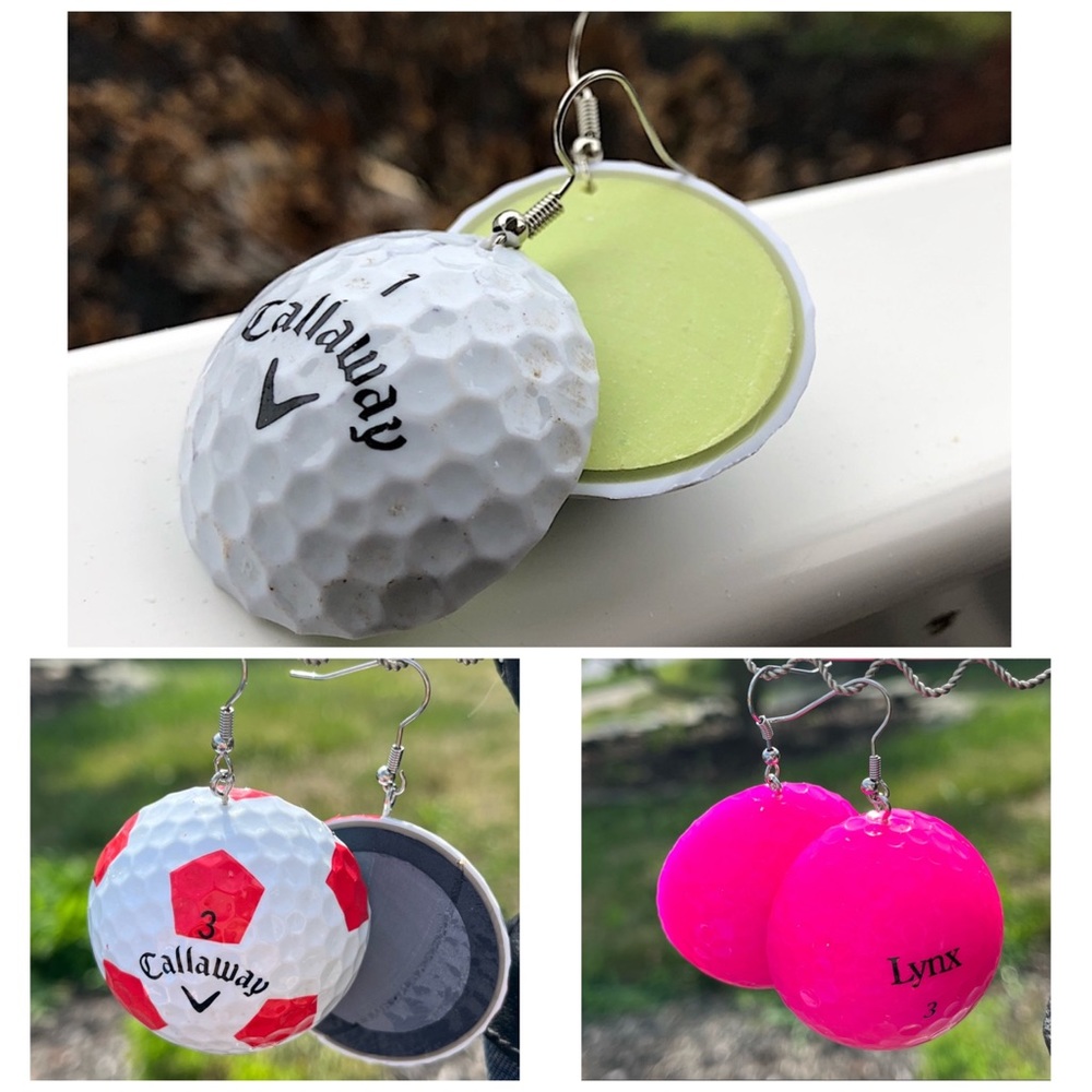GOLF BALL EARRINGS BUNDLE